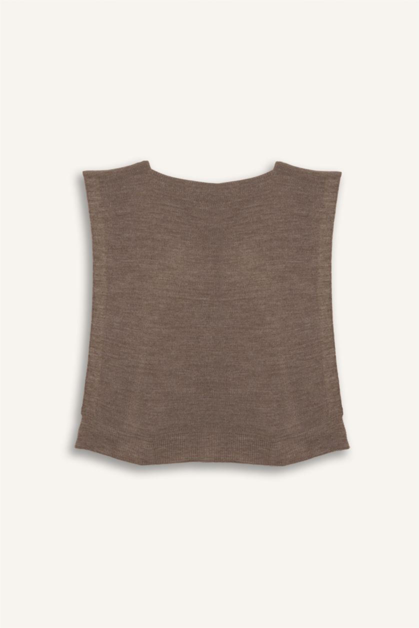 Erkek Vizon Erkek Triko Atkı