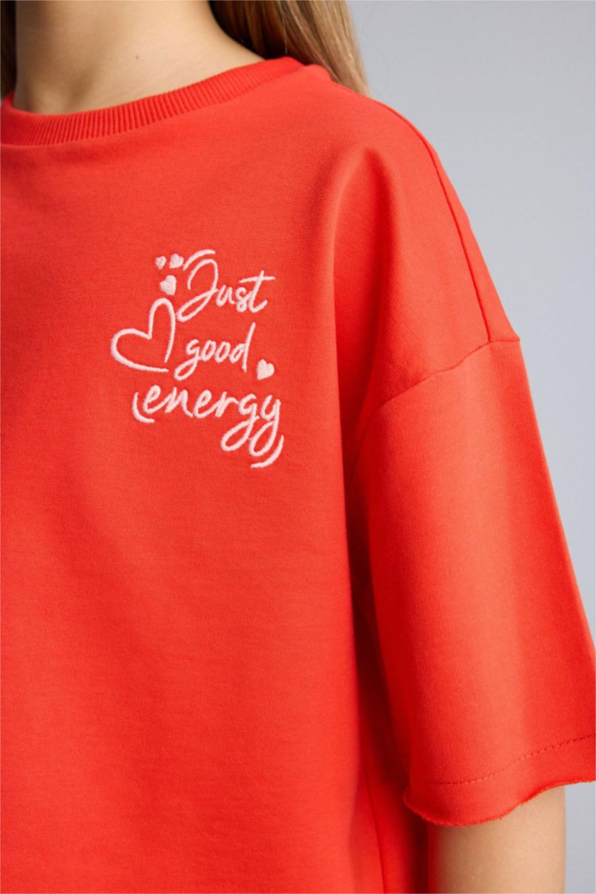 Girls & Teens Red 2 piece Regular Fit Set