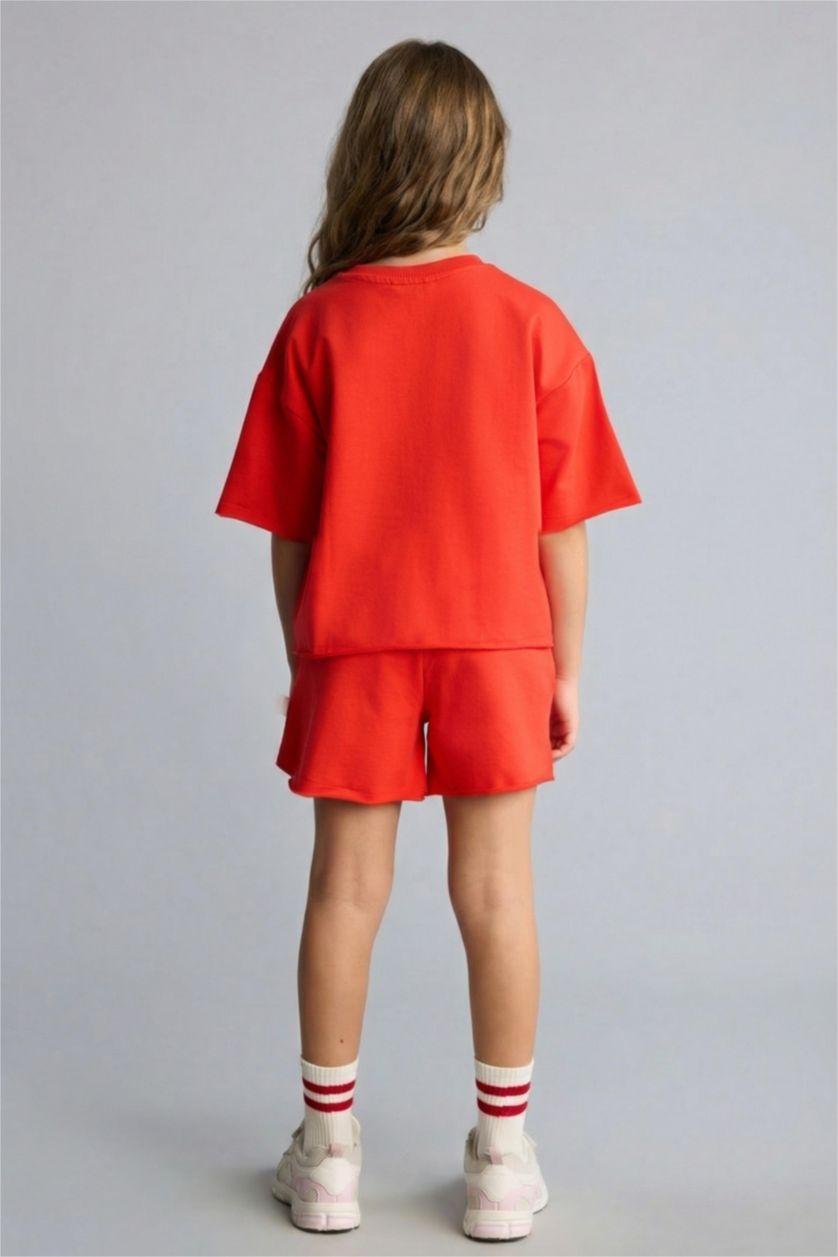 Girls & Teens Red 2 piece Regular Fit Set