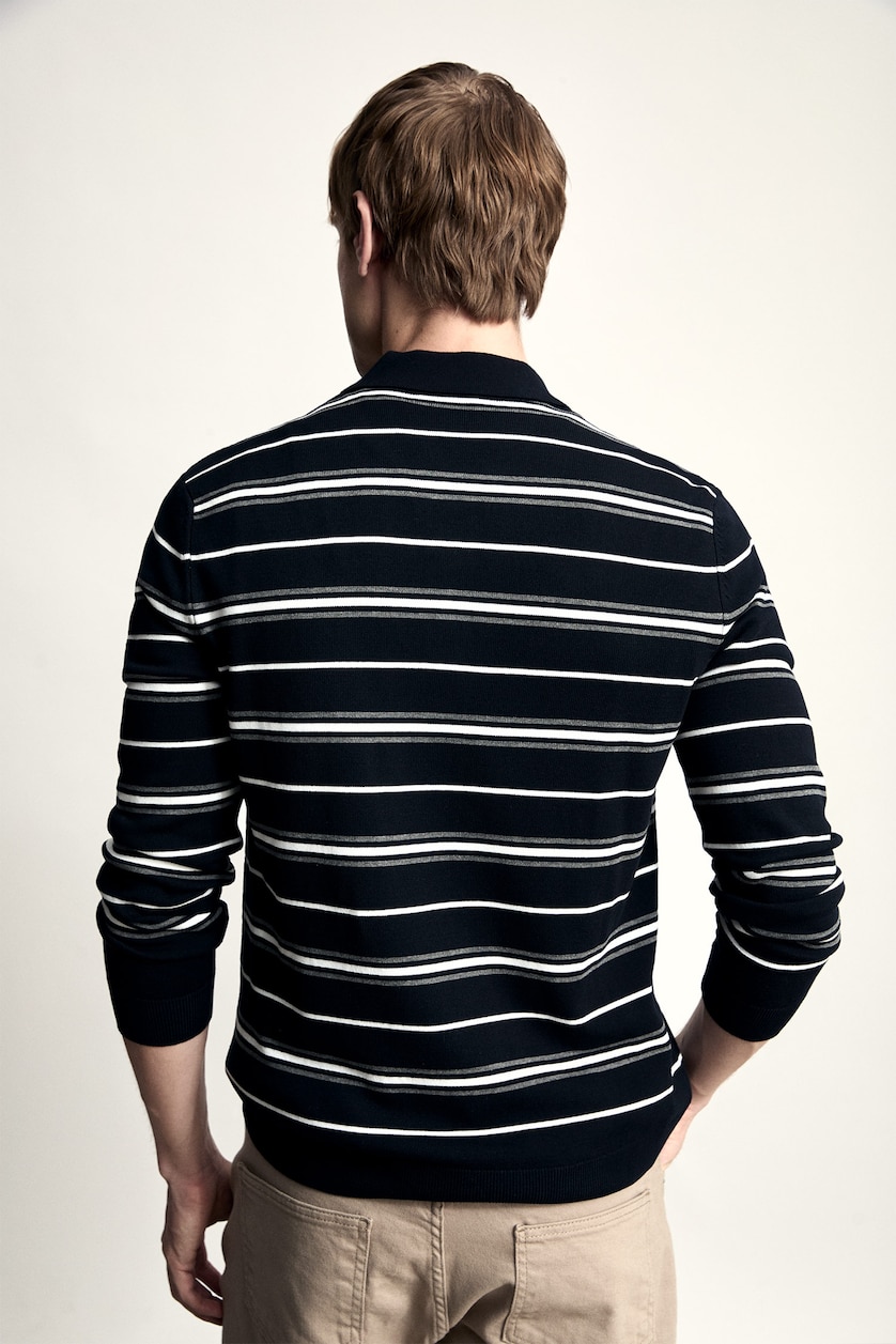 Men NAVY Standard Fit Knitwear Pullover