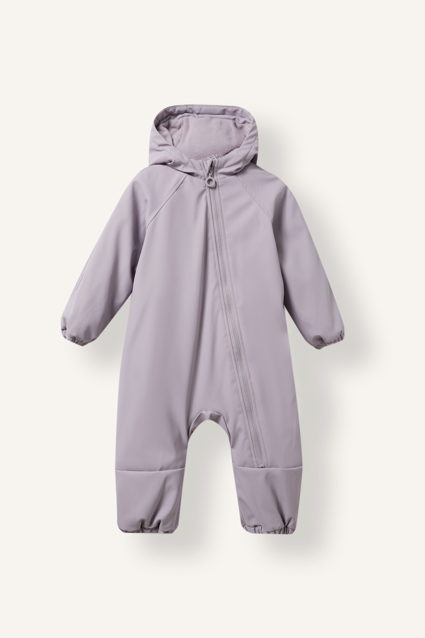 Baby Girls Lilac Baby Girl Hooded Puffer Jacket