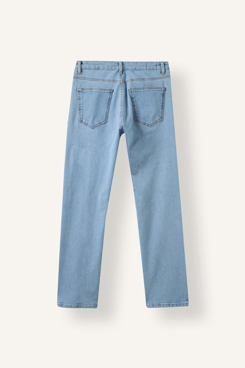 Men Light Blue Sergio Regular Fit Trousers