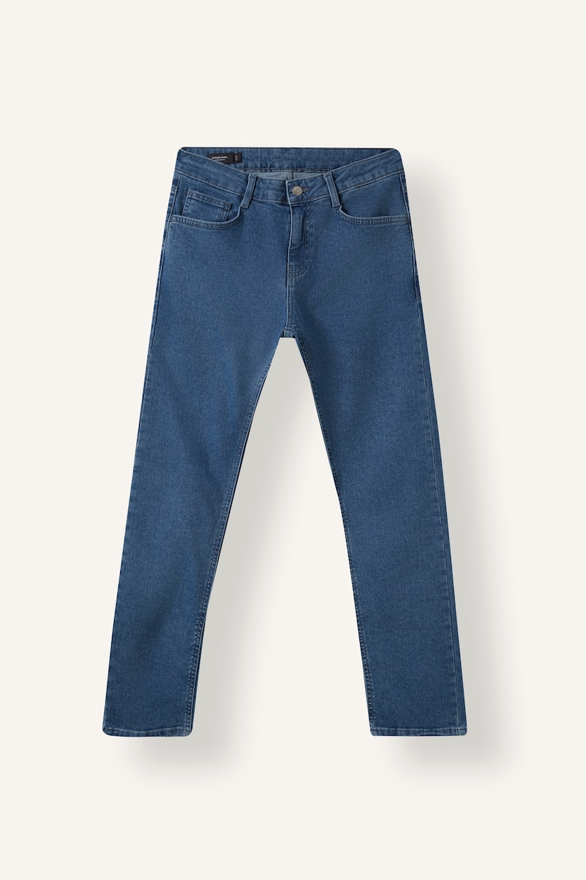 Erkek Mavi Sergio Regular Fit Jean