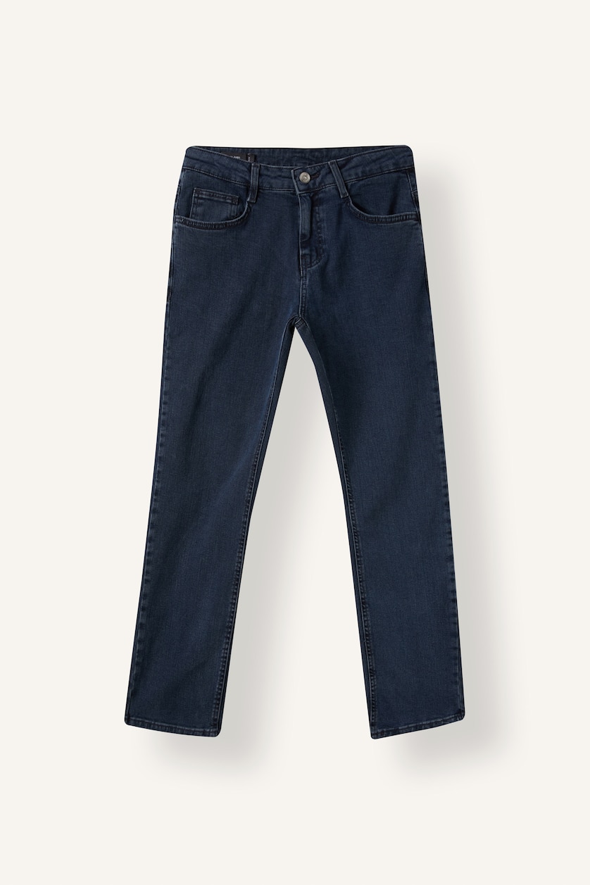 Erkek Koyu Mavi Sergio Regular Fit Jean