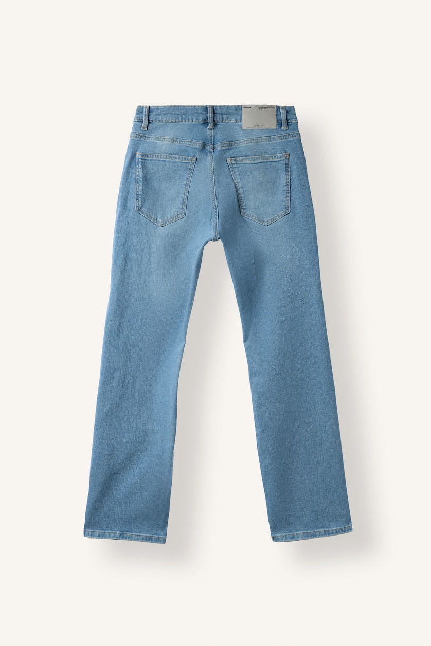 Men Light Blue Sergio Regular Fit Trousers