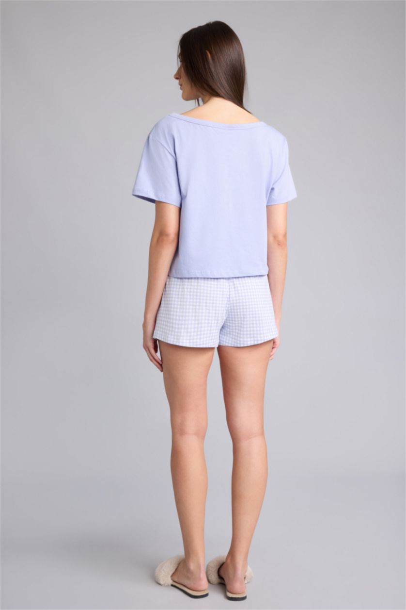 Kadın Açık Lila Wınnıe The Pooh Regular Fıt 2'li Takım