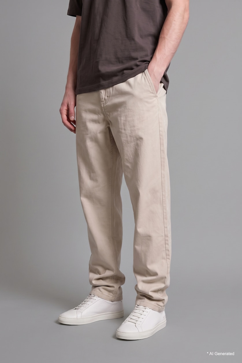 Erkek Taş Baggy Fit Pantolon