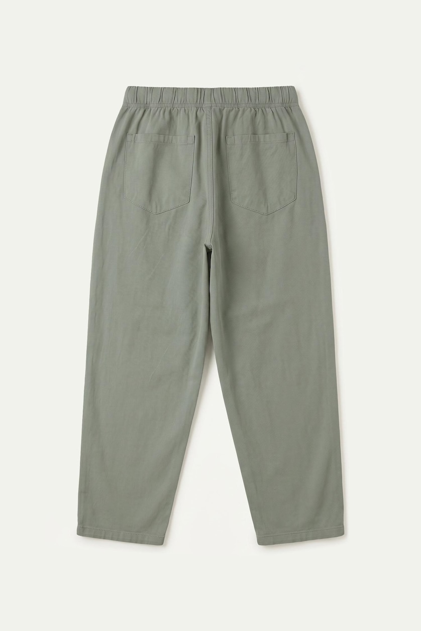 Men Khaki Baggy Fit Trousers