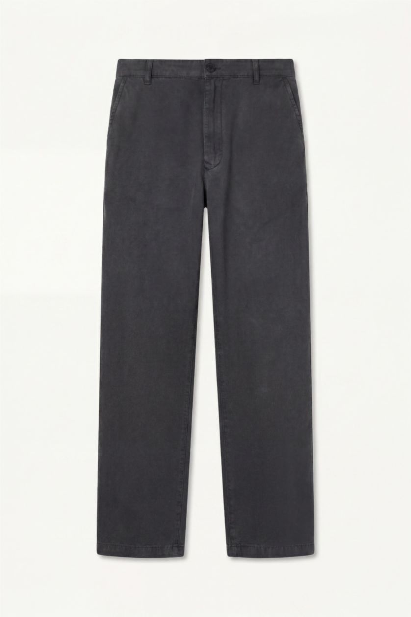 Men Anthracite Relax Fit Trousers