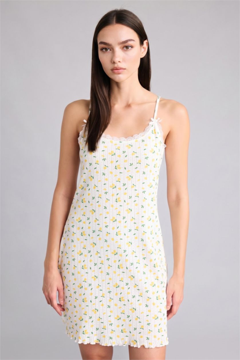 Woman Ecru Knitted Dress