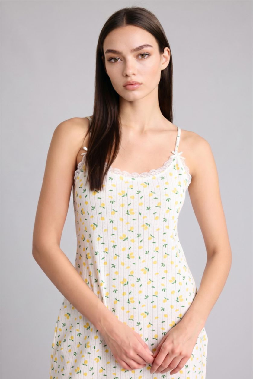 Woman Ecru Knitted Dress