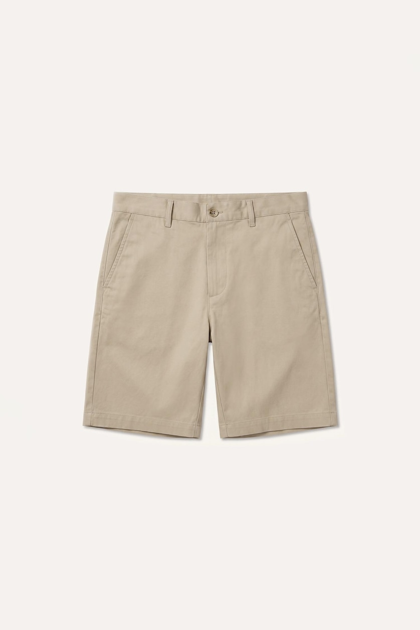 Men Beige Regular Fit Beige Shorts