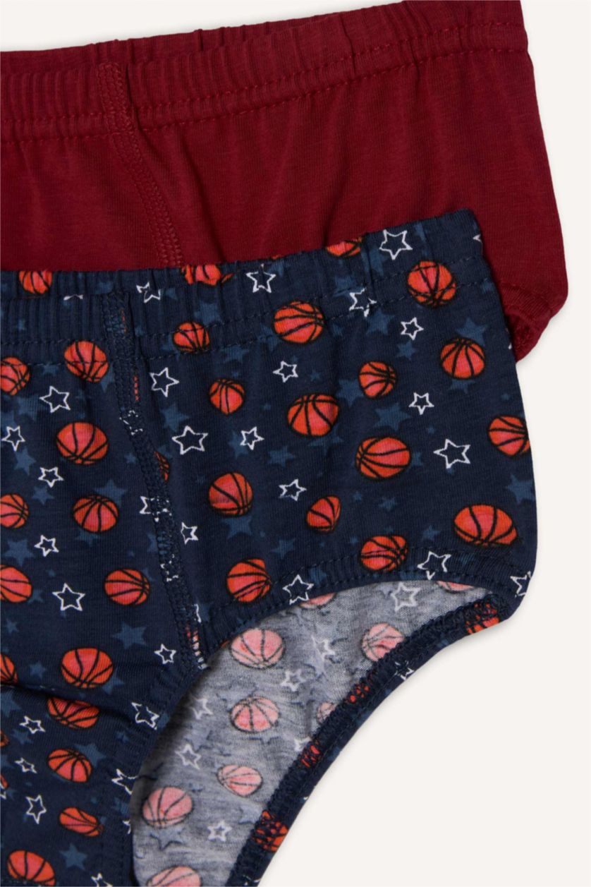 Boys & Teens NAVY Boy 2 piece Printed Slip Panty