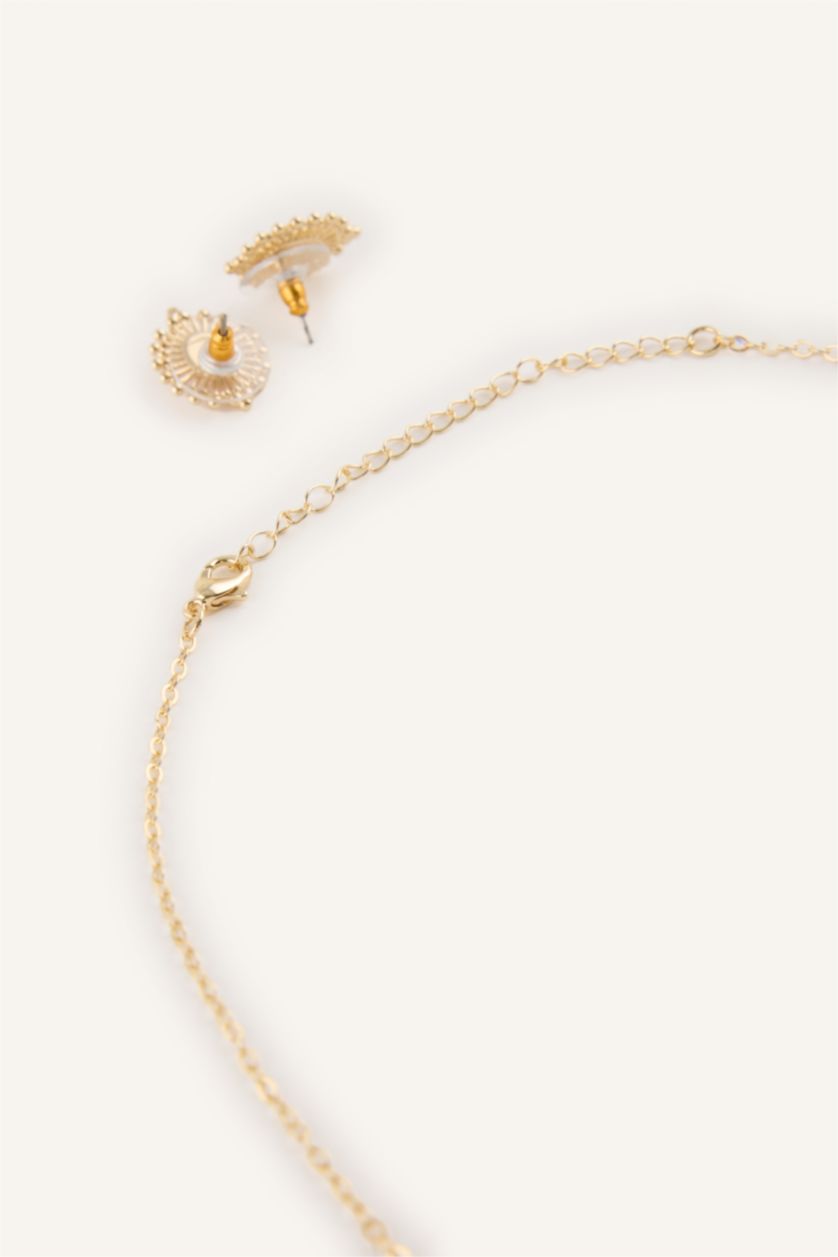 Kadın Altın Kadın 2'li Takı Seti