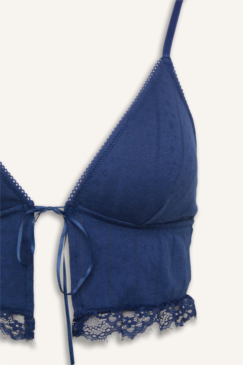 Kadın Lacivert Regular Fıt Bralet