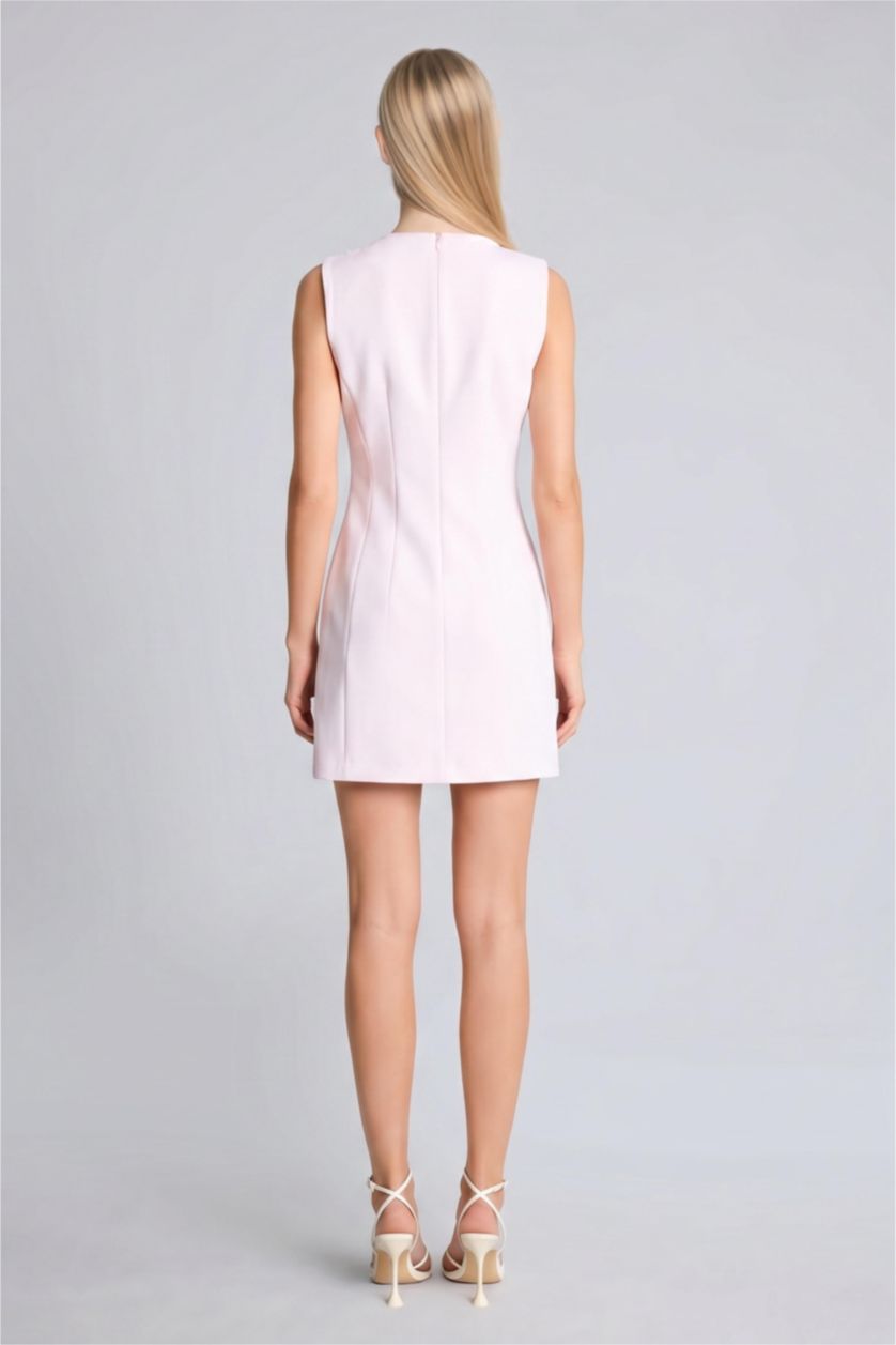 Women Light Pink Mini Dress