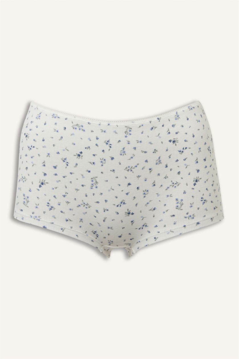 Kadın Açık Mavi Ribana Boxer