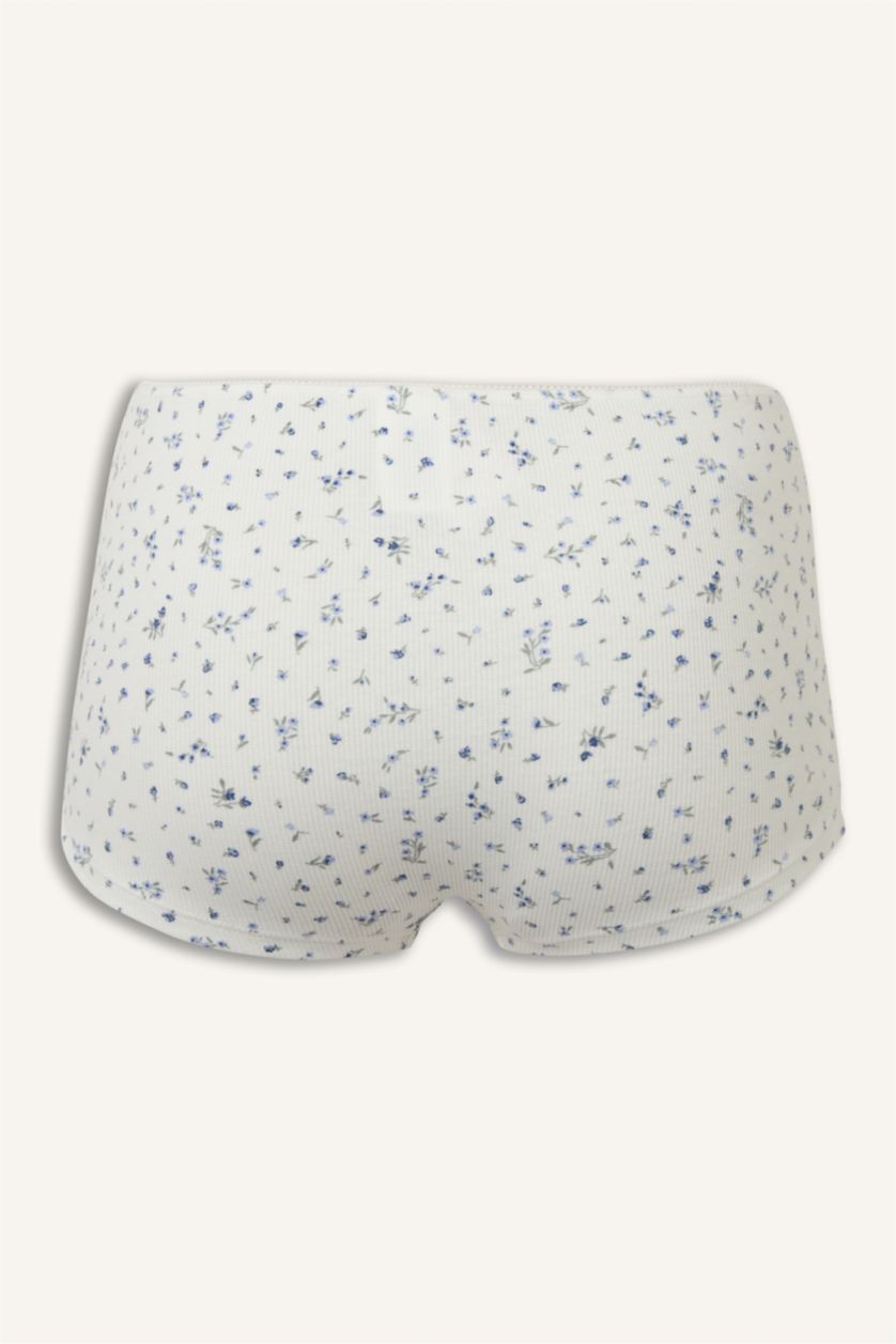 Kadın Açık Mavi Ribana Boxer