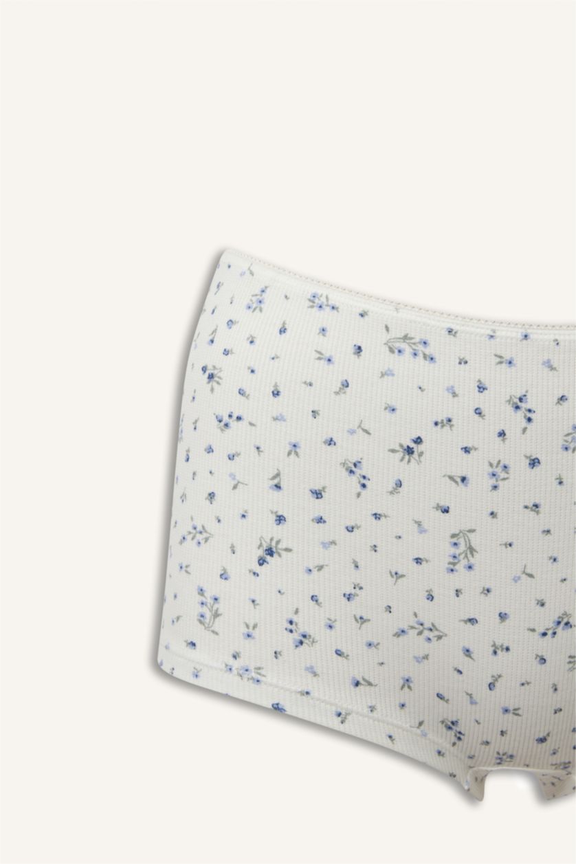 Kadın Açık Mavi Ribana Boxer