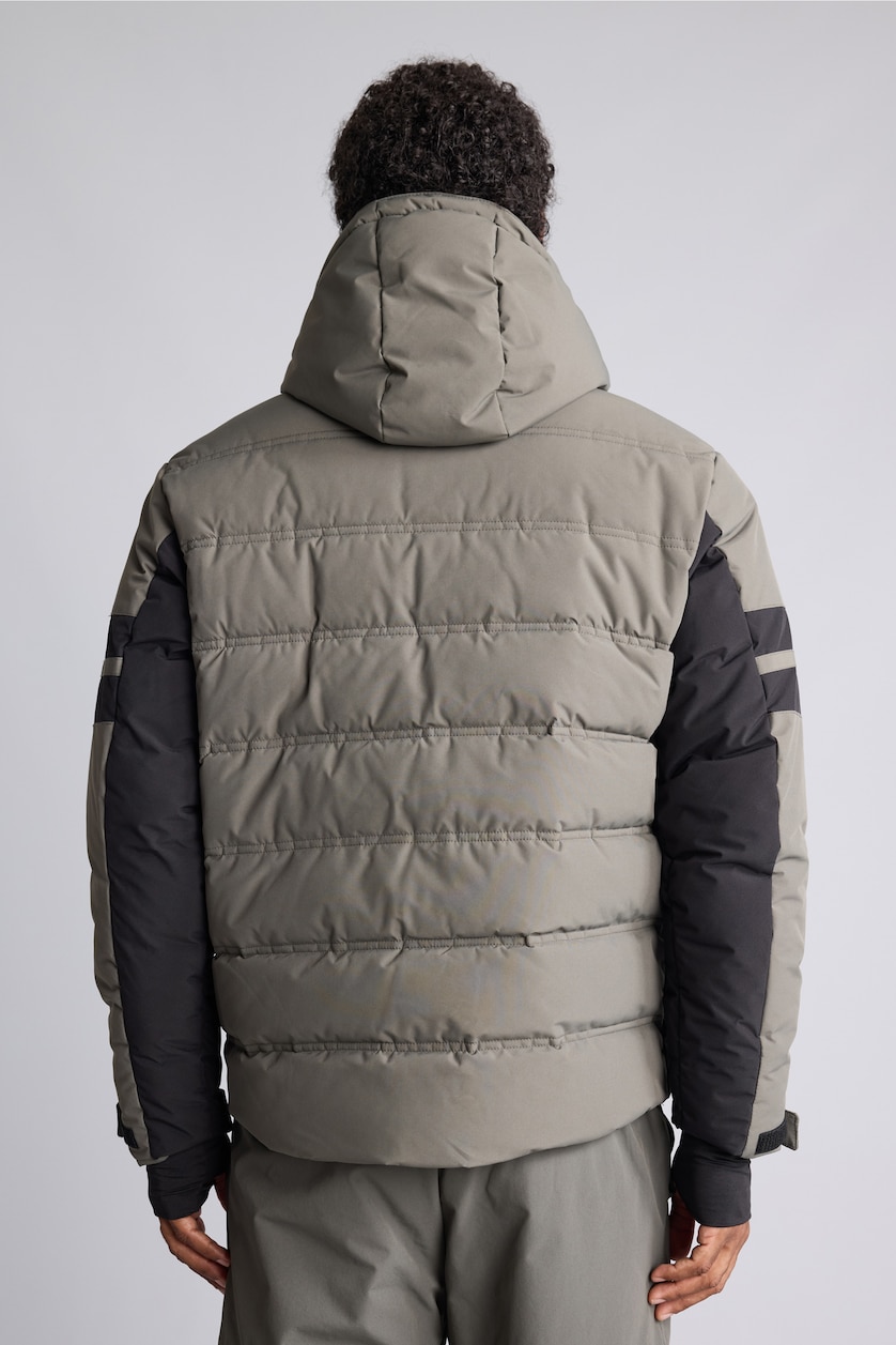 Men Dark Khaki Zipper