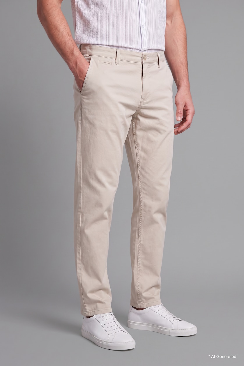 Erkek Taş Regular Fit Pantolon