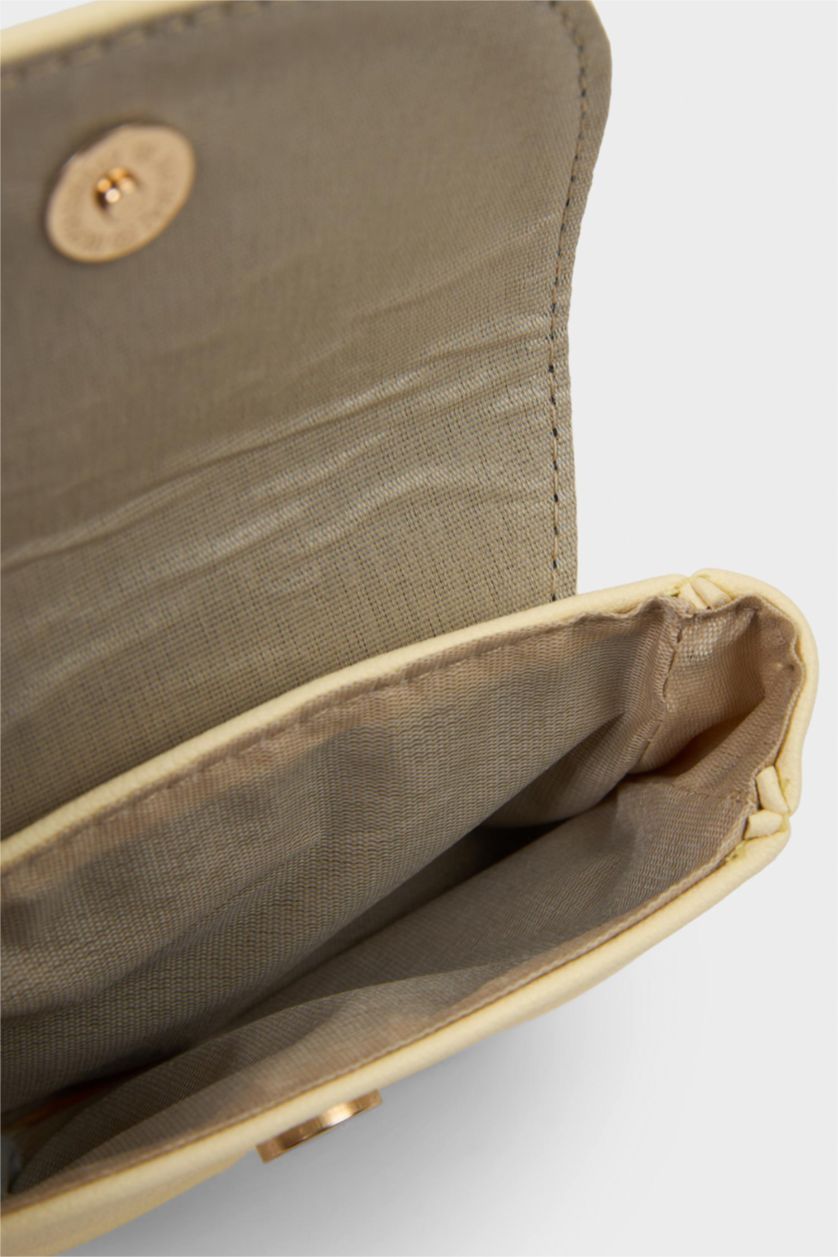 Kadın Açık Sarı Kadın Bozuk Para Çantası