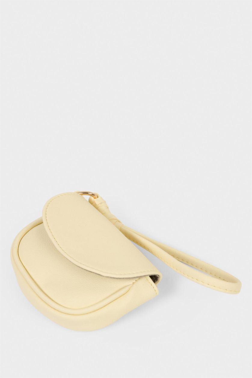 Kadın Açık Sarı Kadın Bozuk Para Çantası