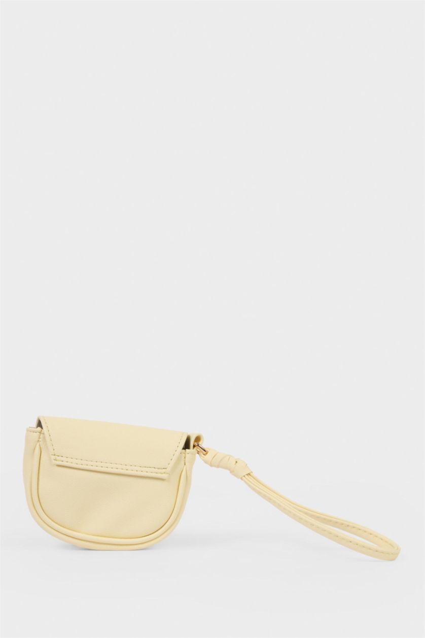 Kadın Açık Sarı Kadın Bozuk Para Çantası