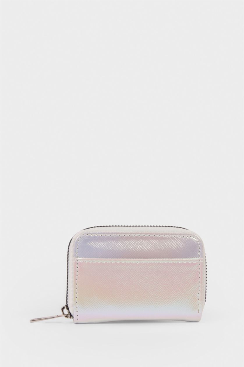 Kadın Beyaz Kadın Bozuk Para Çantası