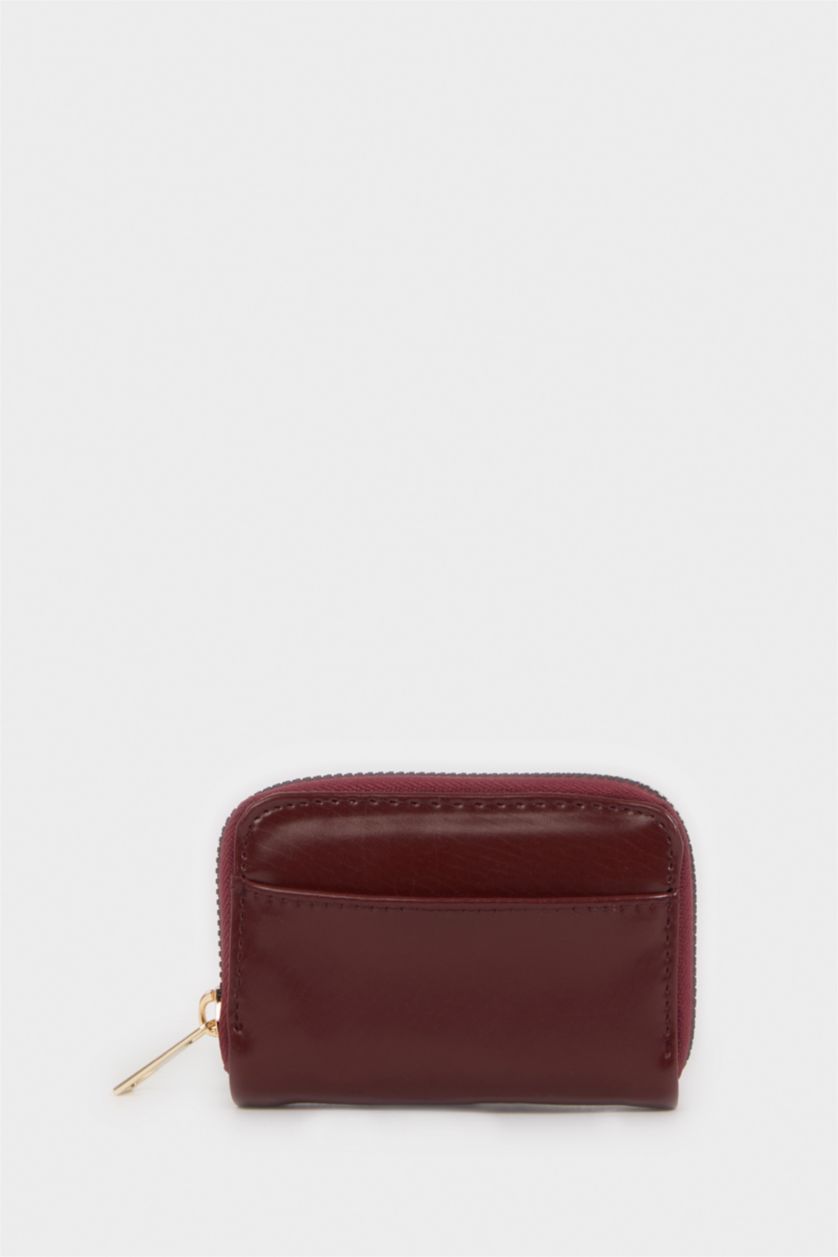 Kadın Bordo Kadın Bozuk Para Çantası