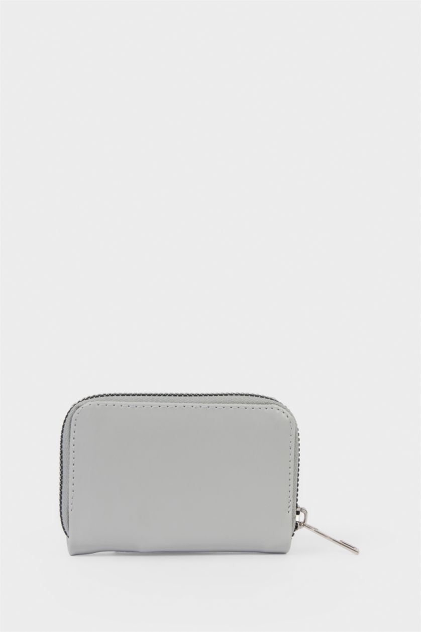 Kadın Açık Gri Kadın Bozuk Para Çantası