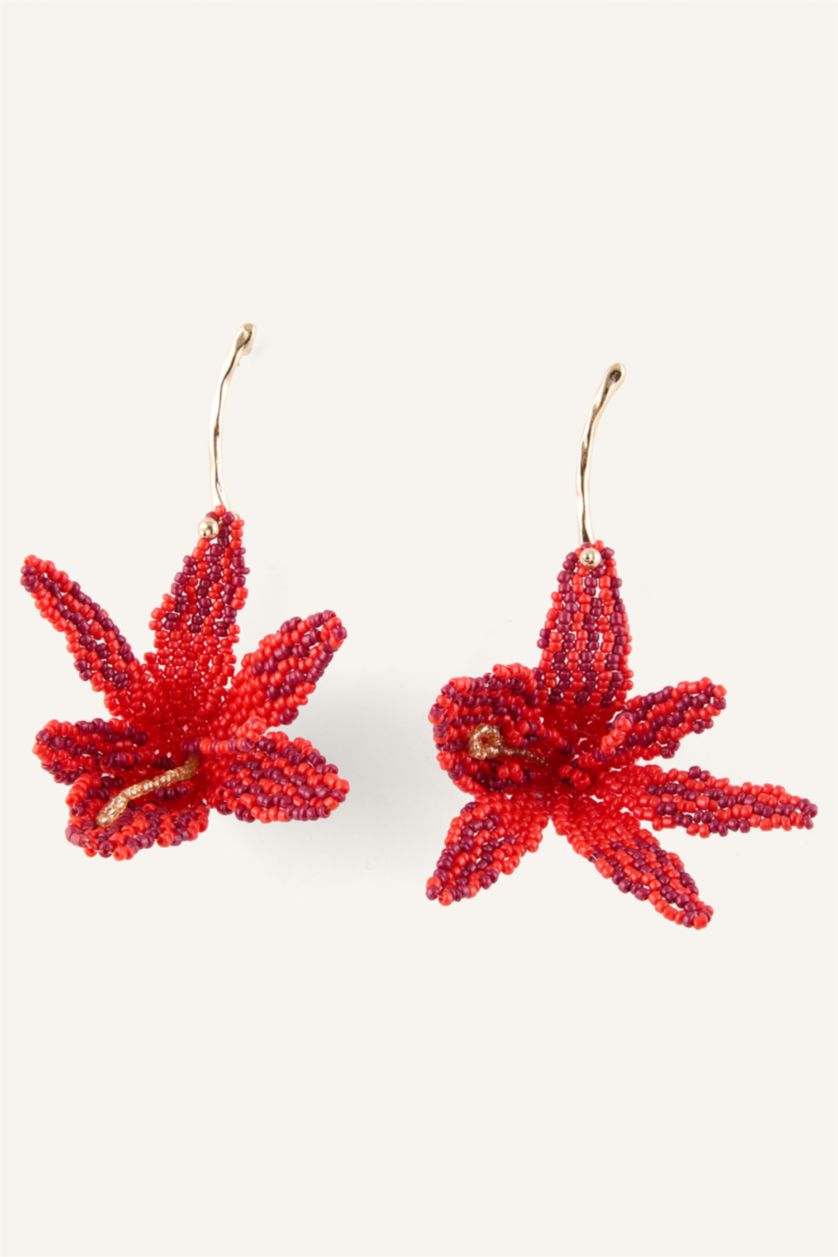 Women Red Earring