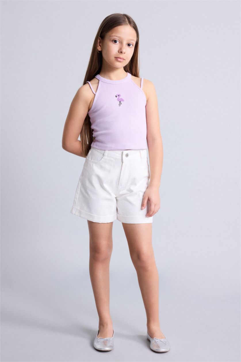 Young Girls - Teen Girls Lilac Girl Fruit Tank Top