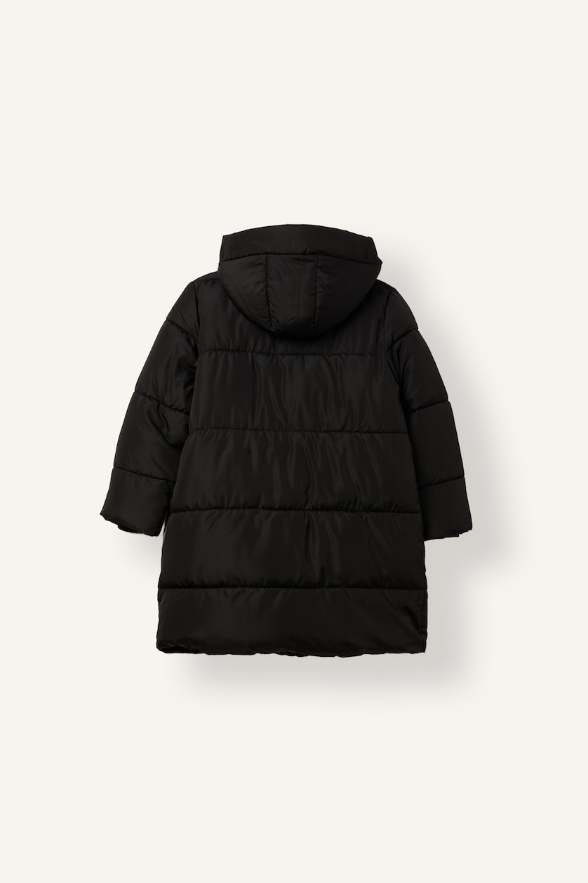 Young Girls - Teen Girls Black Girl Hooded Coat