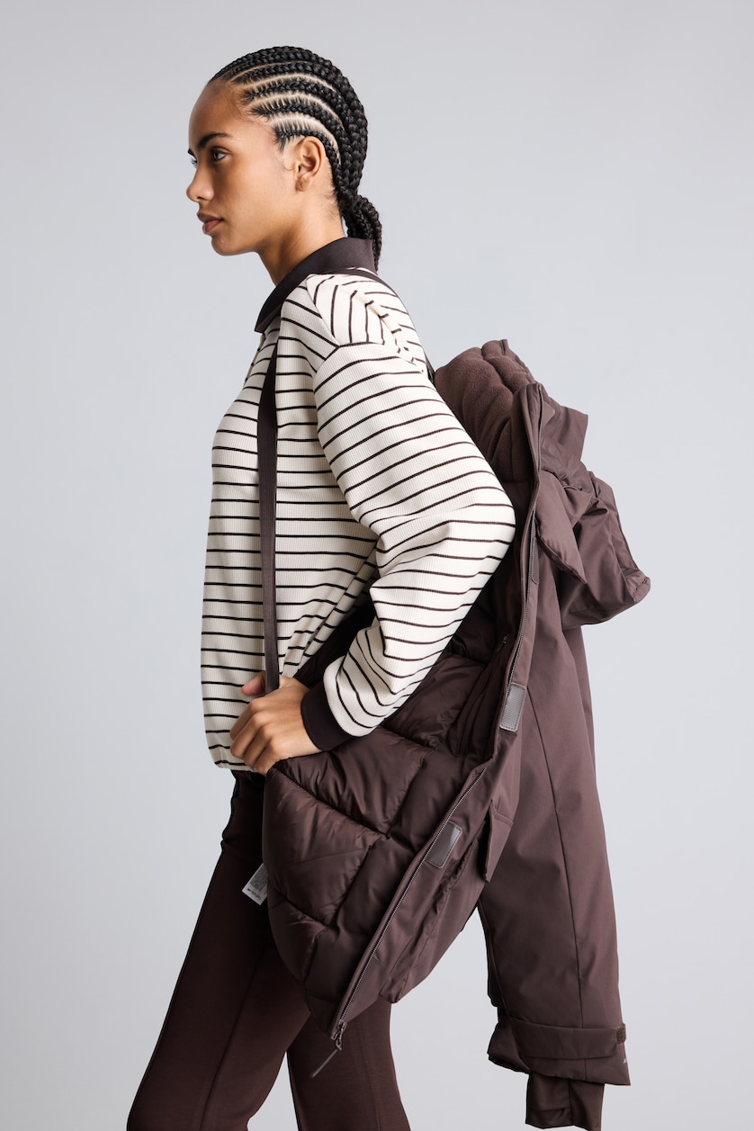 Әйелдерге Қоңыр Regular Fit парка