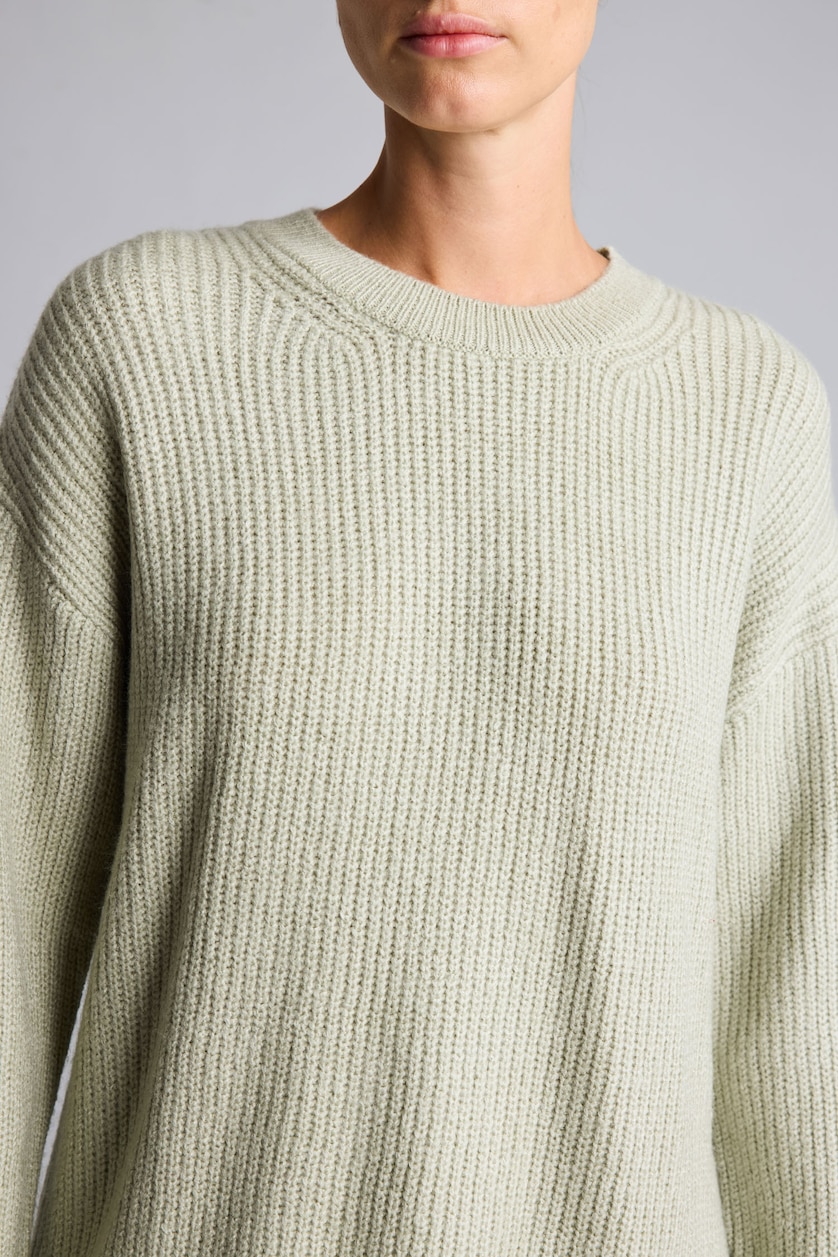 Women Mint Relax Fit Knitwear Tunic