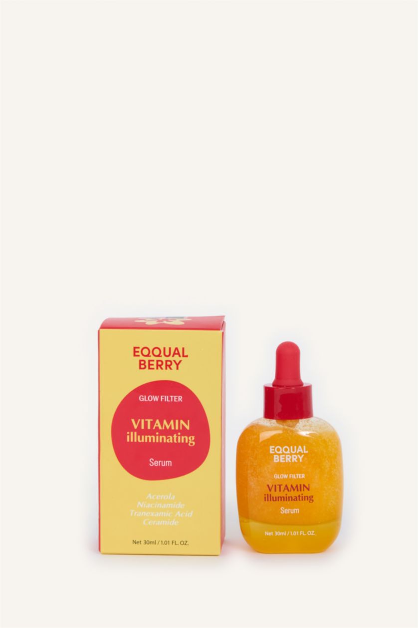 نساء Açık Sarı سيروم إكوال بيري بفيتامين سي والأسيرولا لتفتيح البشرة ومكافحة البقع الداكنة