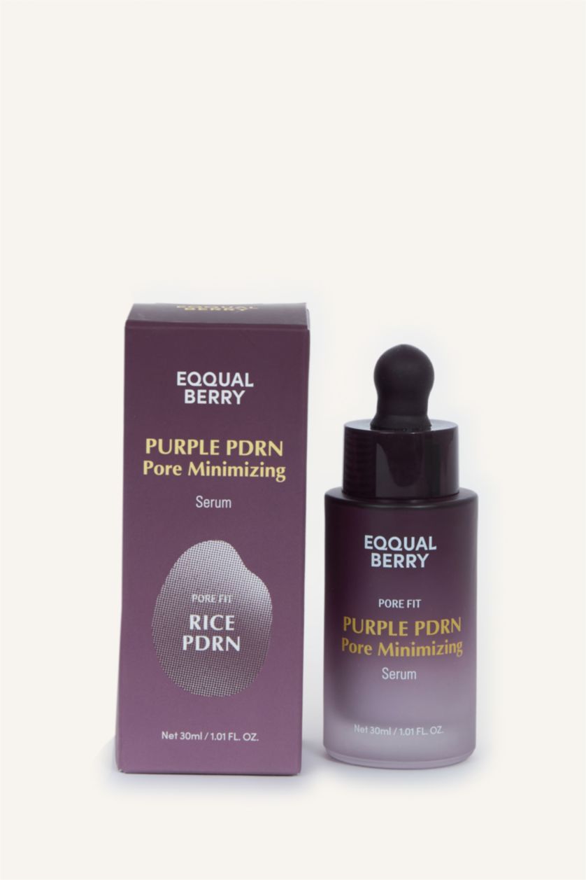 Woman Purple Eqqualberry Purple PDRN Pore Minimizing Purple Rice Serum 30ml