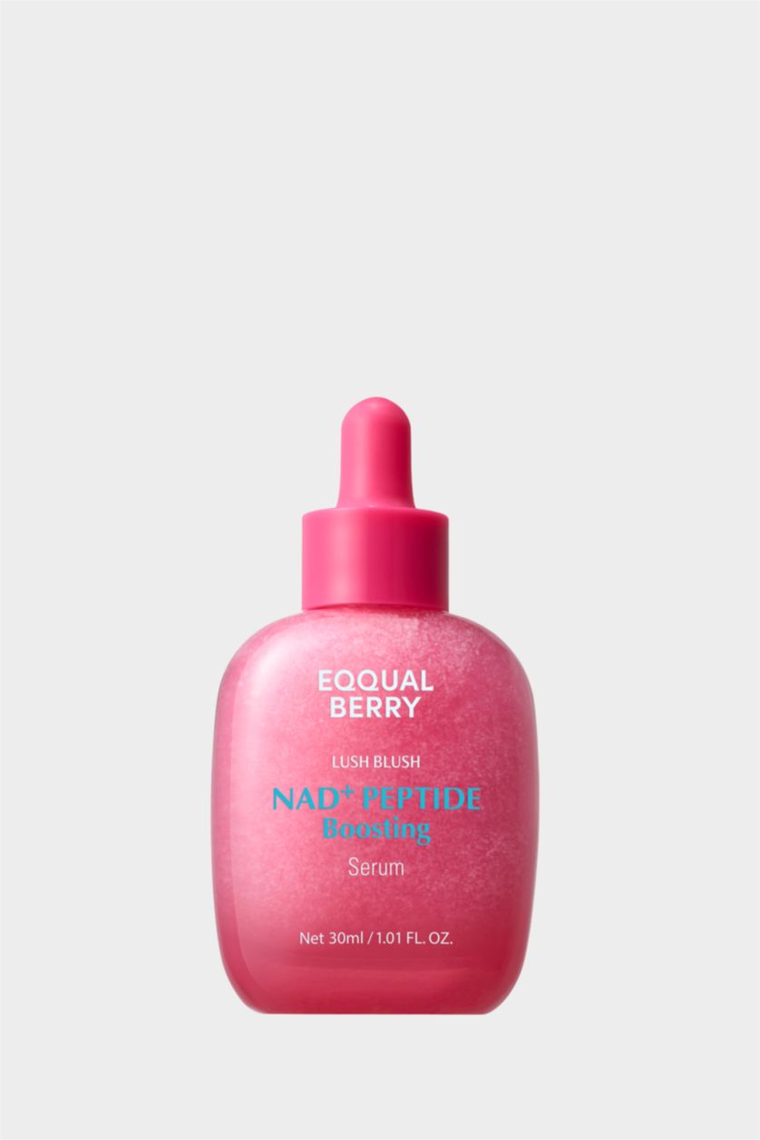 Kadın Koyu Pembe Eqqualberry NAD+ Peptide Boosting İnce Çizgi ve Elastikiyet Kaybı Önleyici NAD+ Peptit Destekli Yaşlanma Engelleyici Serum 30ml