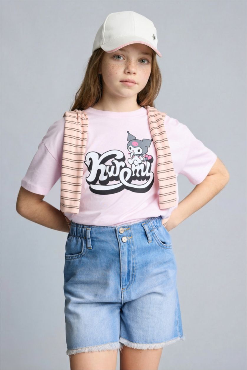 بنات أزرق شورت