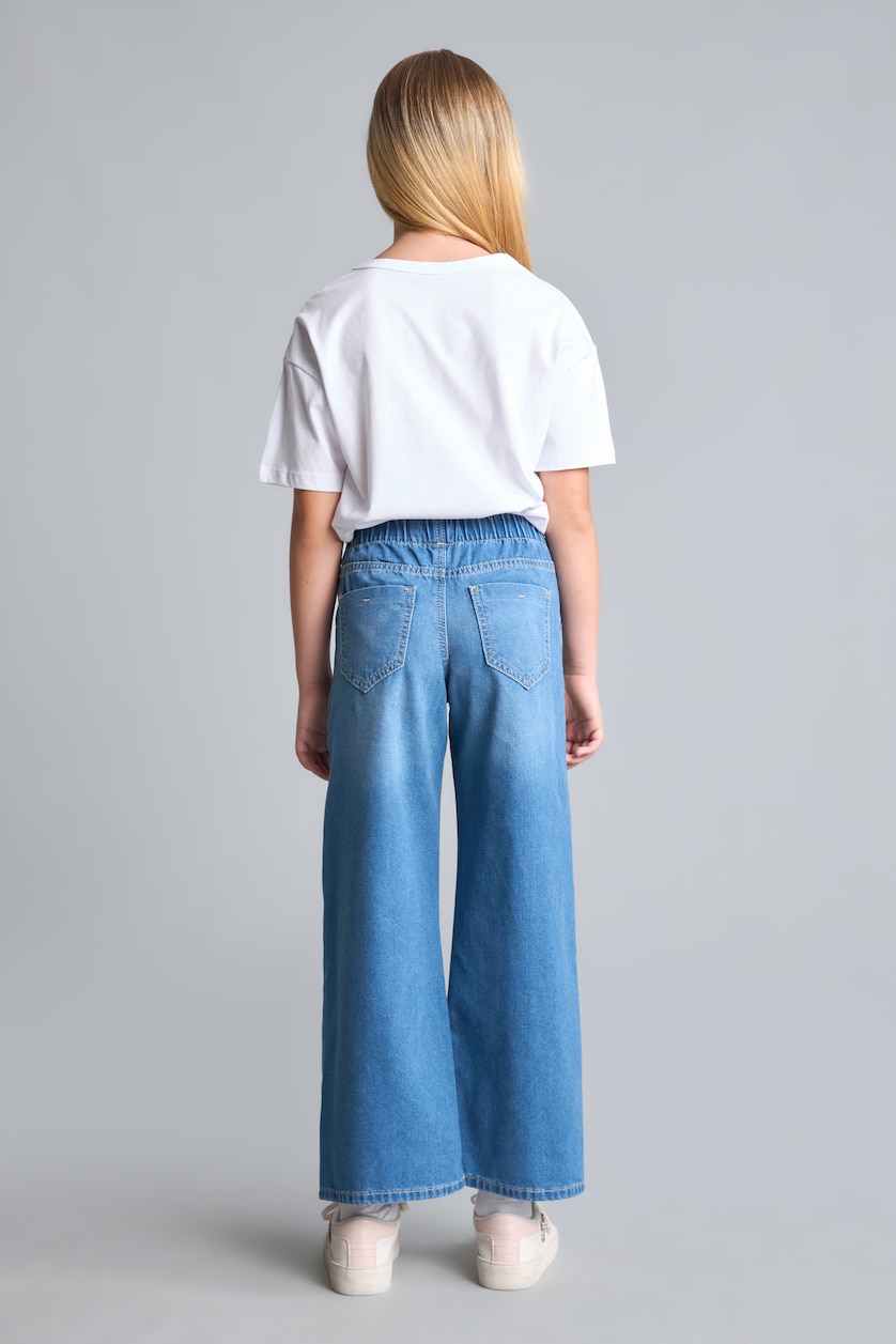 GIRLS & TEENS Light Blue Girl Wide Leg Jeans