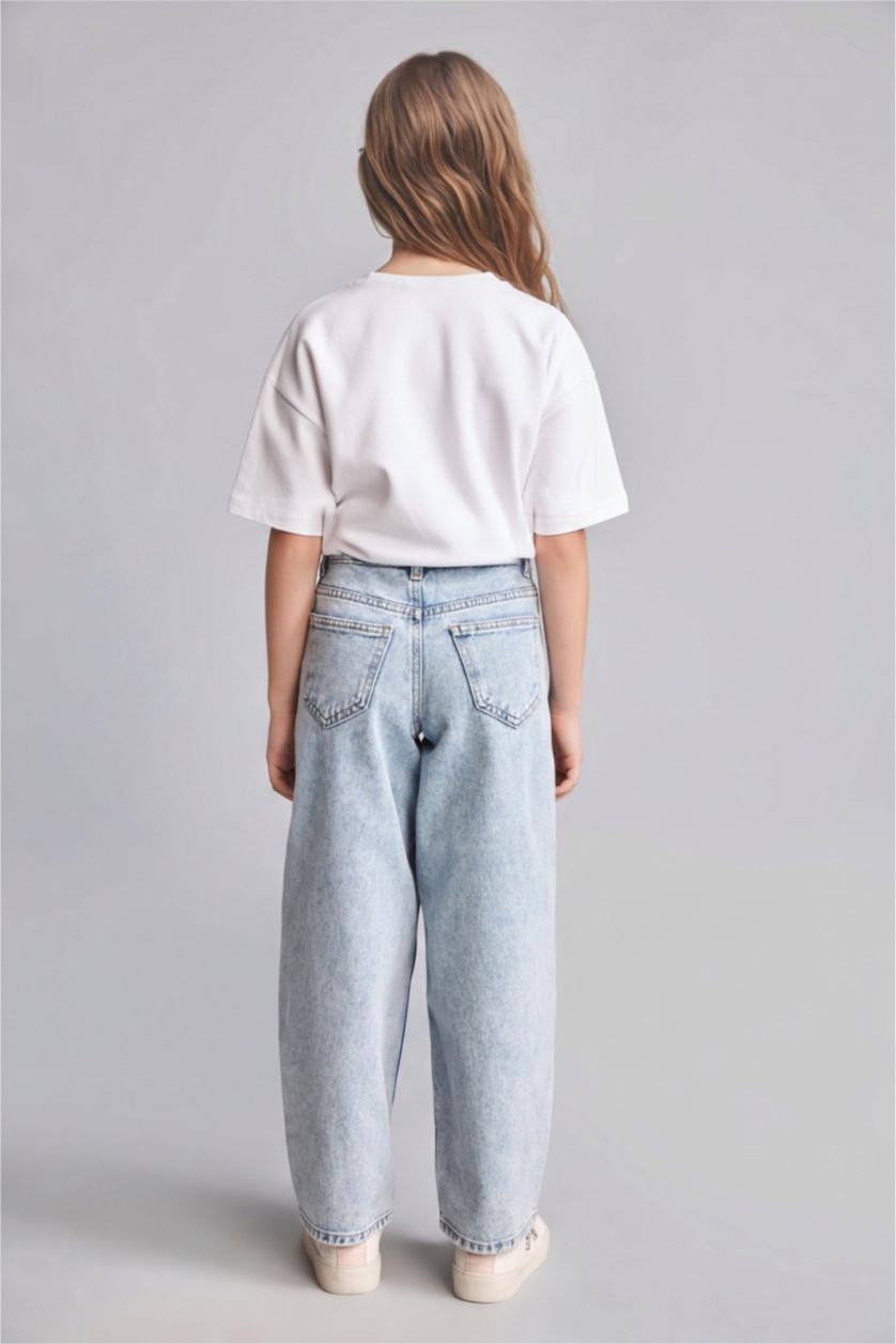 GIRLS & TEENS Light Blue Baggy Fit Jeans