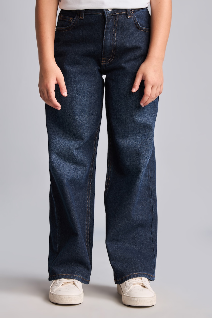 Young Girls - Teen Girls Dark Blue Jeans