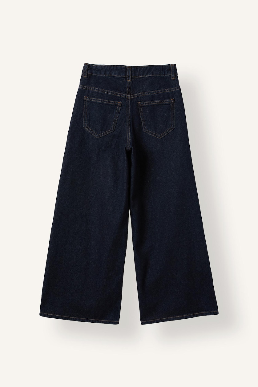 GIRLS & TEENS Dark Blue Girl 90's Wide Leg Jeans