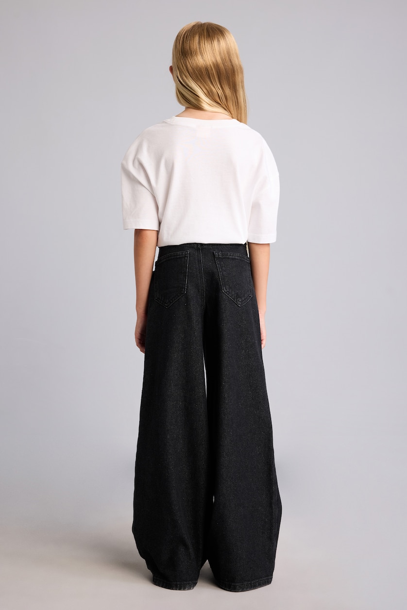 GIRLS & TEENS Black Girl 90's Wide Leg Jeans