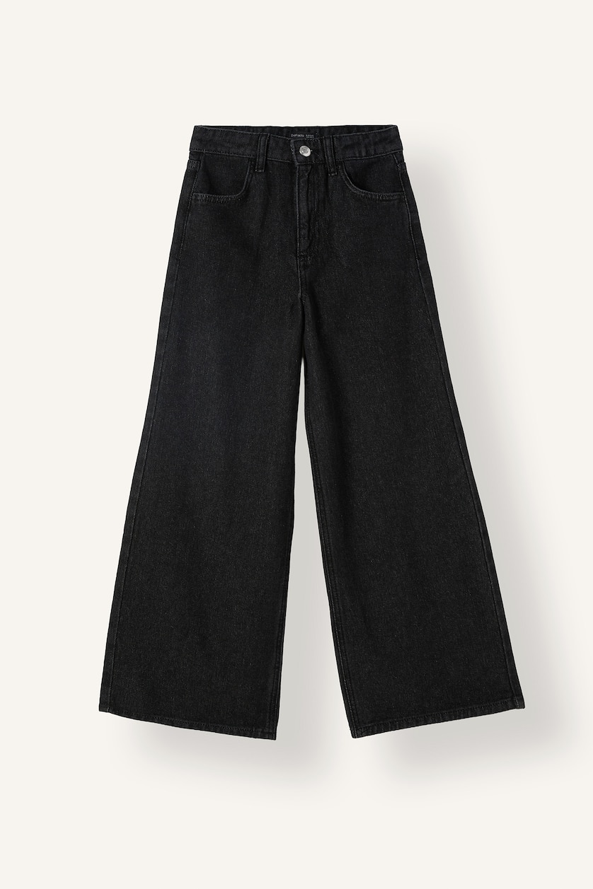 GIRLS & TEENS Black Girl 90's Wide Leg Jeans