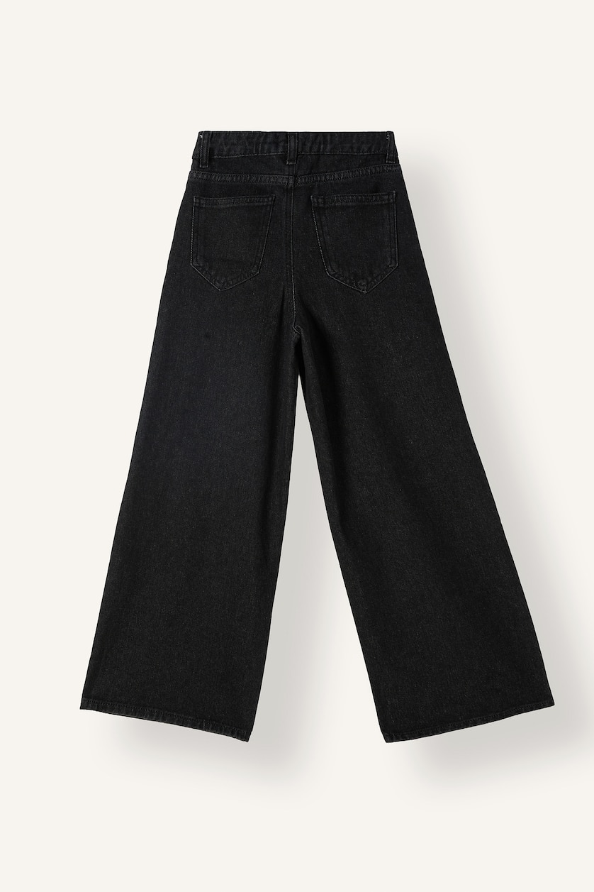 GIRLS & TEENS Black Girl 90's Wide Leg Jeans