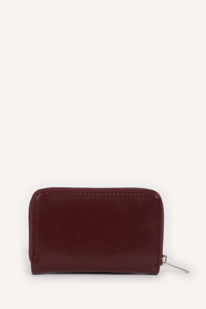 Kadın Bordo Kadın Suni Deri Cüzdan