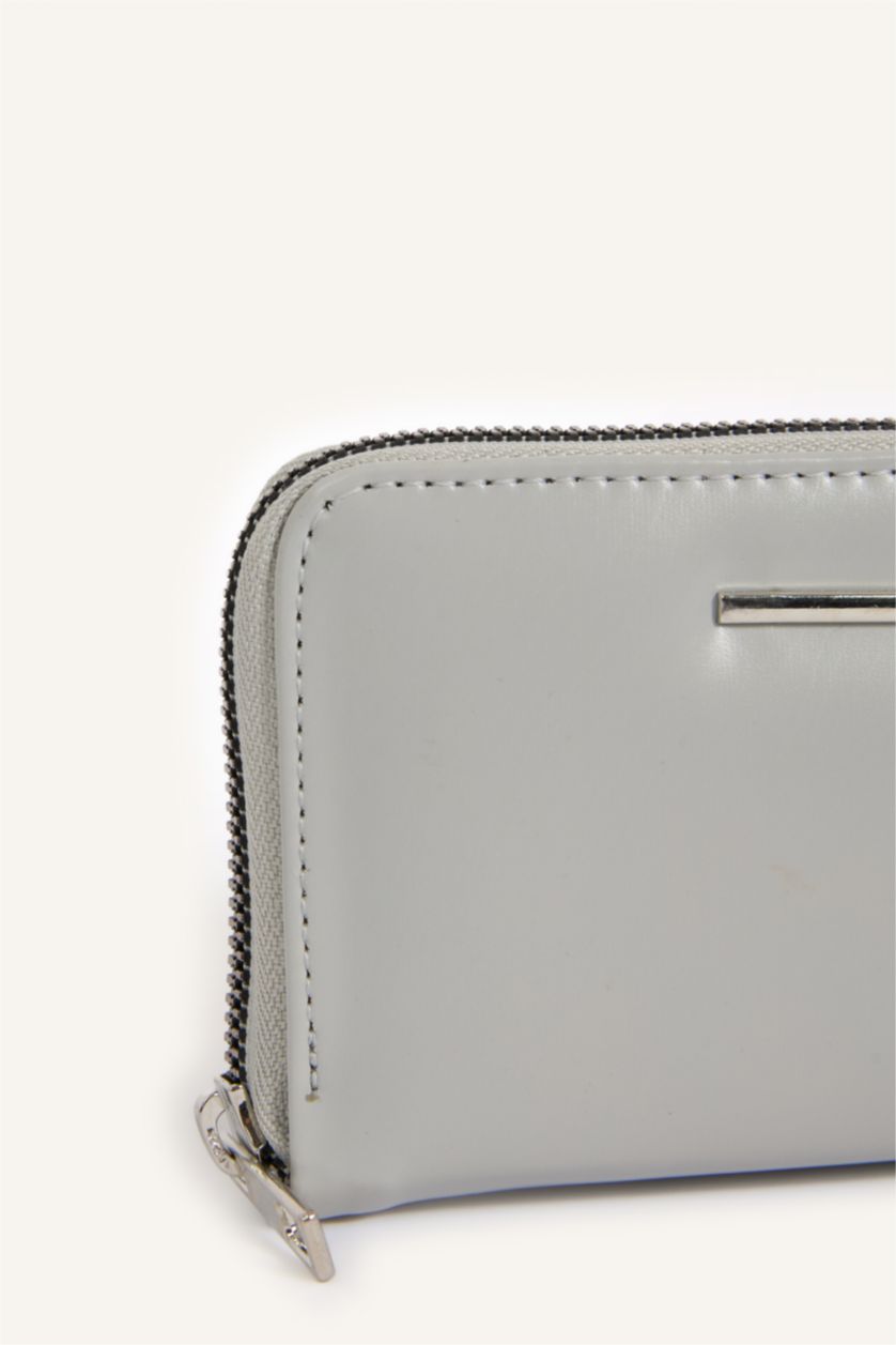 Kadın Gri Kadın Suni Deri Cüzdan