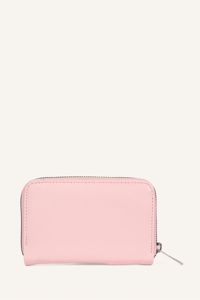 Kadın Pudra Pembe Kadın Suni Deri Cüzdan